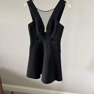 BCBGMaxAzria Black Backless Dress